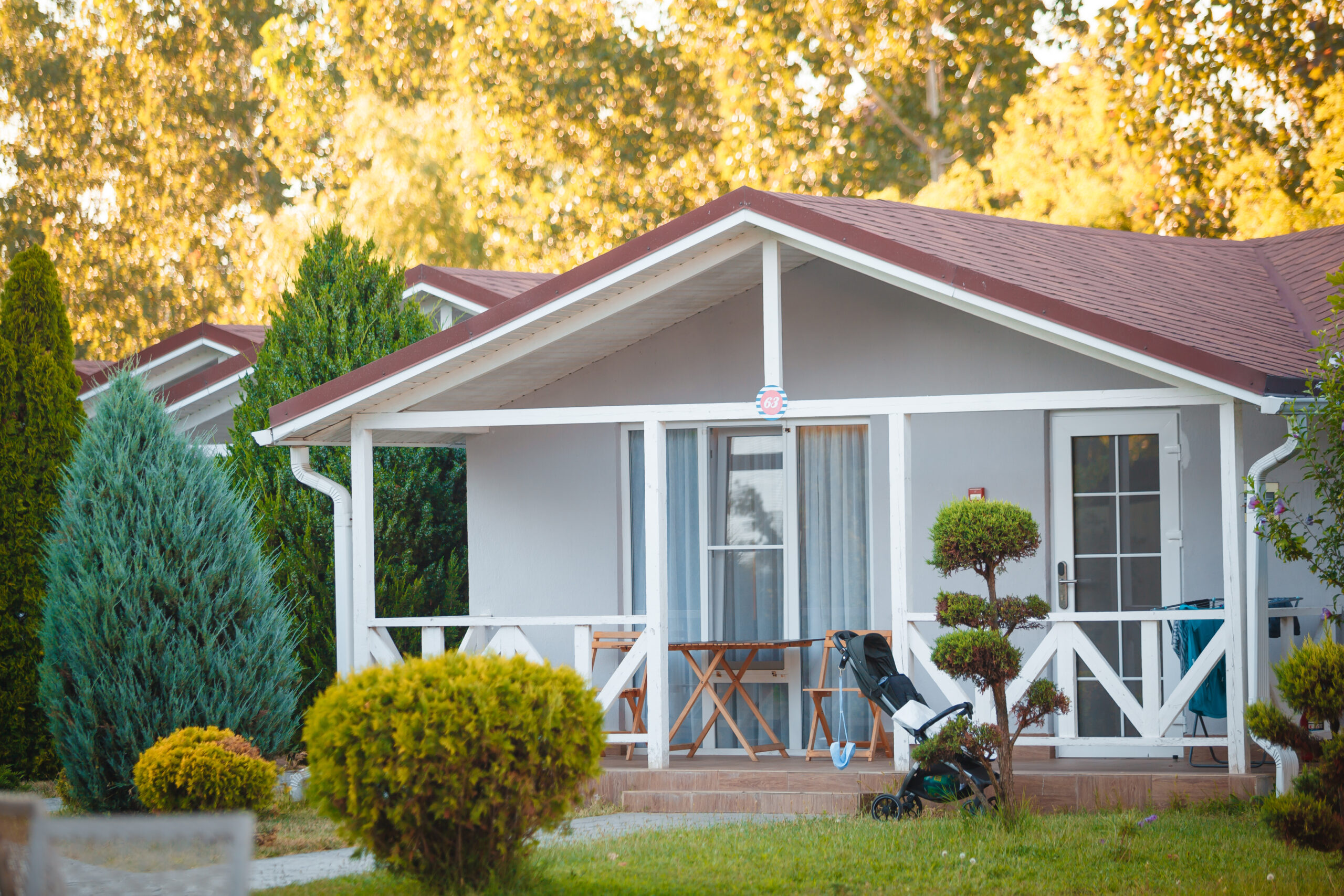 house in the garden